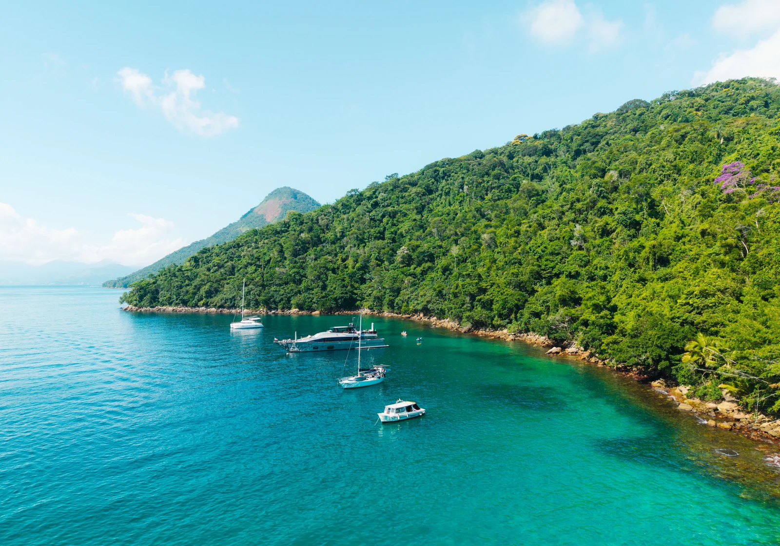 Turquoise water at Ilha Grande