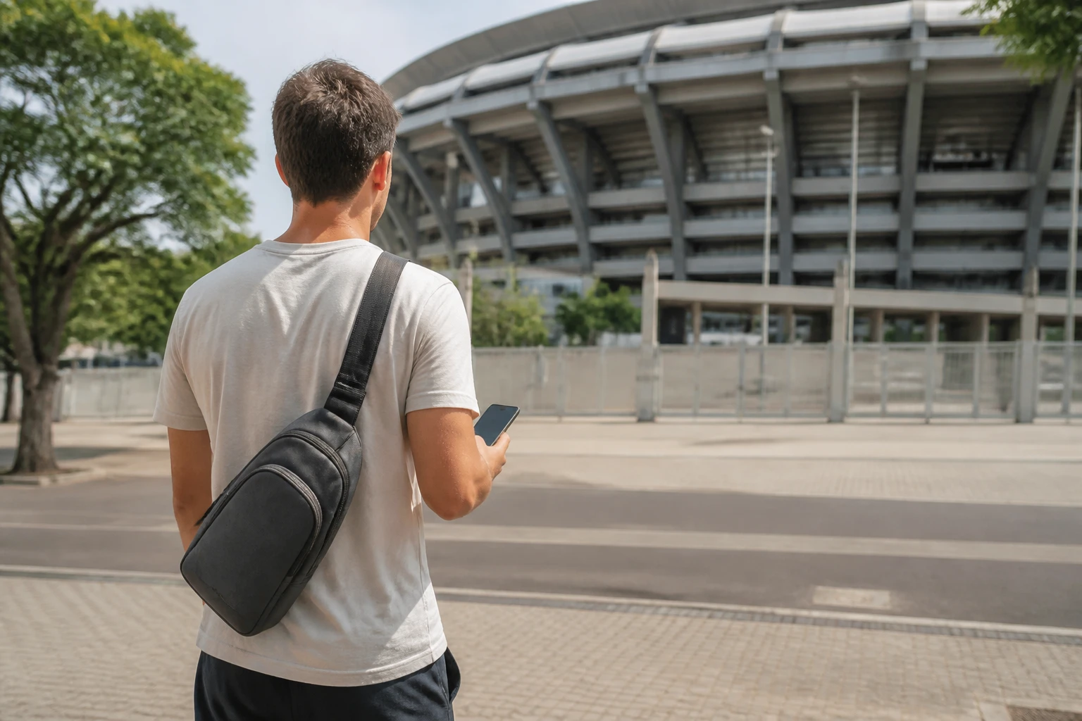 Traveler preparing for a Maracanã Stadium visit
