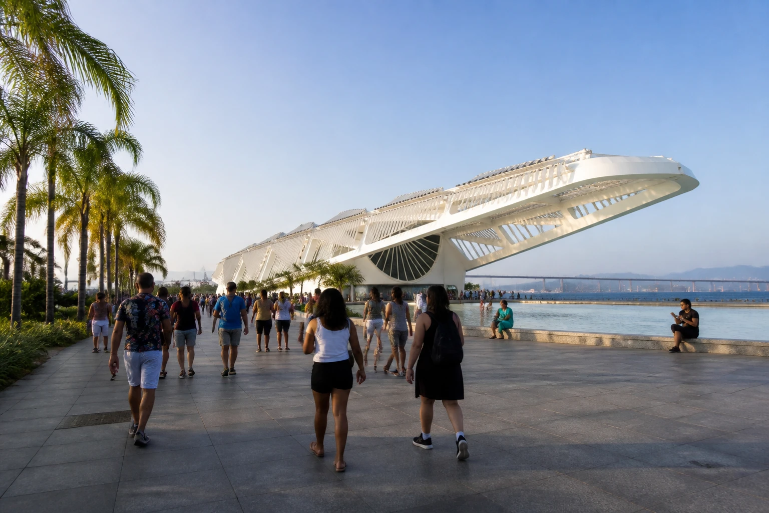 Accessible approach to the Museum of Tomorrow