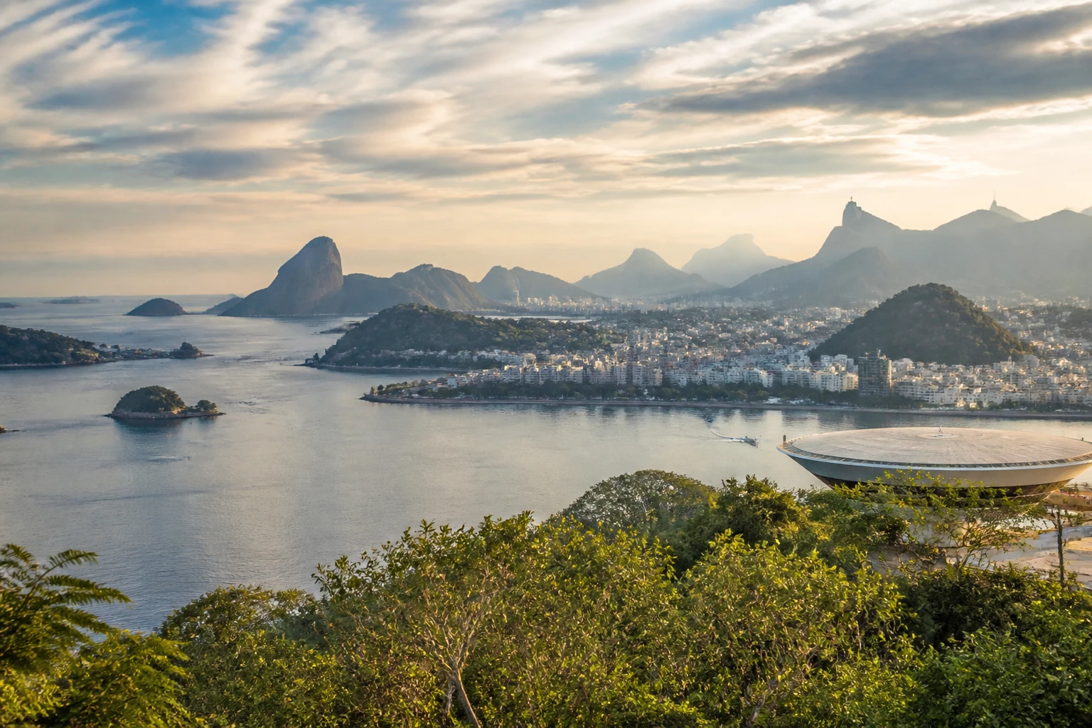 View of Rio de Janeiro across Guanabara Bay from Niterói