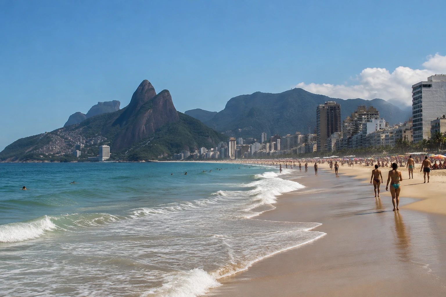 Copacabana Beach in Rio de Janeiro