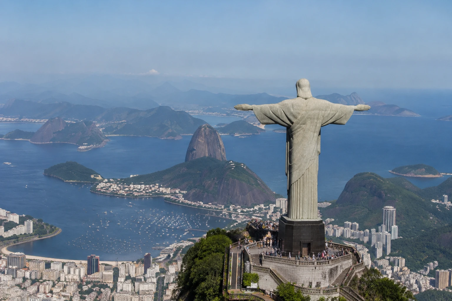 Christ the Redeemer at Alto Corcovado in Rio de Janeiro