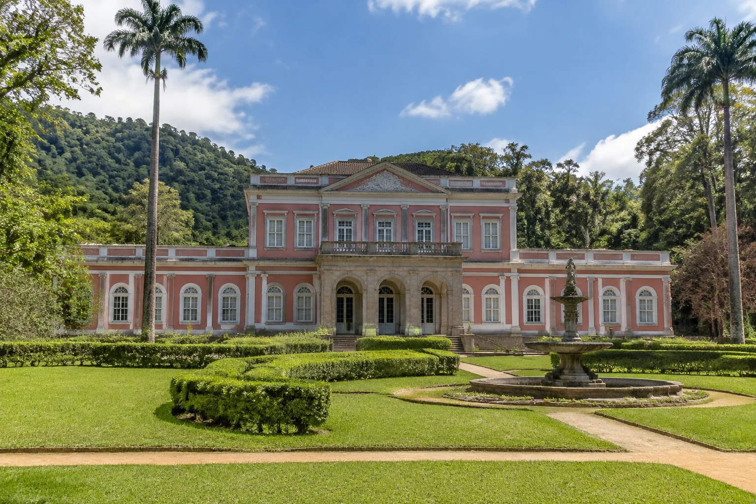 Exterior of the Imperial Museum in Petrópolis