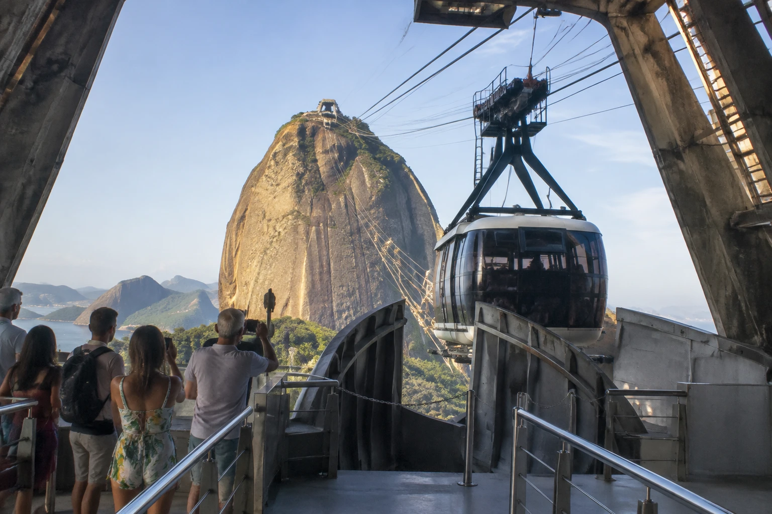 Praia Vermelha station, the starting point for the Sugarloaf cable car